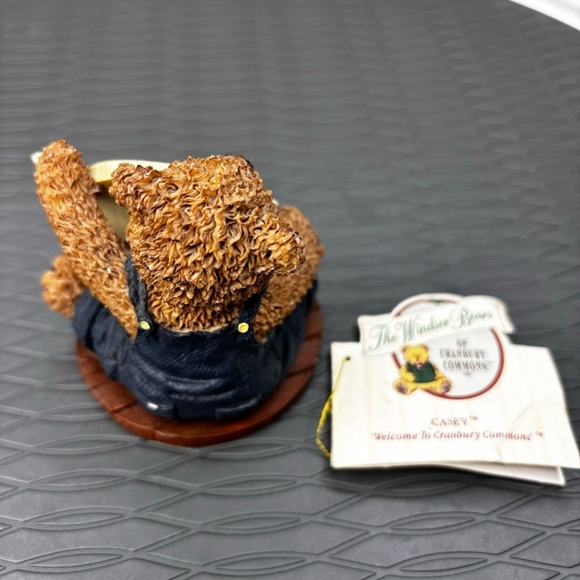 “Casey” The Windsor Bears Figurine of Cranberry Commons Limited Edition 1998 HTF - Picture 5 of 11